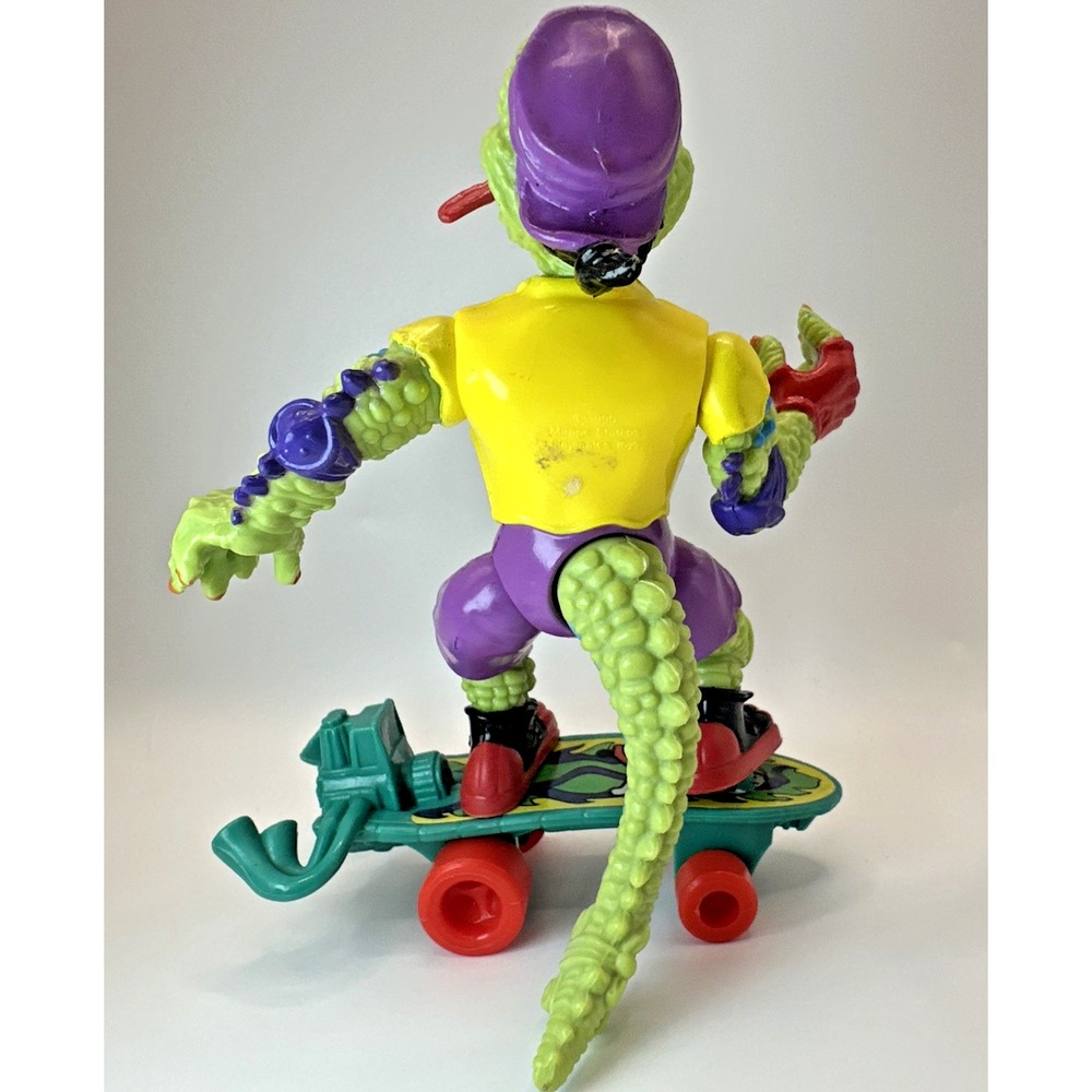 Vintage 1990 TMNT Mondo Gecko Complete w/ File Card Teenage Mutant Ninja Turtles - Picture 7 of 15